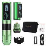 2023 Newest Ambition Wireless Tattoo Machine Pen Custom Brushless Motors Fast Charging Battery 2400mA./h For Tattoo Artist
