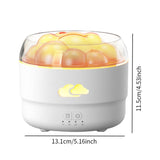 Essential Oil Diffuser Table Timer Mist Desk Air Humidifier LED Night Lights for Hotel Bedroom Fireplace Office Yoga