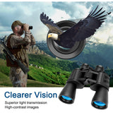 20x50 Professional Binocular Telescope HD Powerful Military 20X High Zoom Sight Low Night Vision Outdoor Hunting Camping Device
