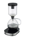 Home Kitchen Wooden 3cups Electric siphon espresso coffee maker coffee machine