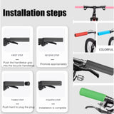 Soft Silicone Bicycle Handlebar Outdoor MTB Road Bike Sponge Cover Anti-slip Strong Support Grips Cycg Articles