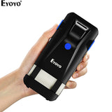 Eyoyo 2D Bluetooth Barcode Scanner,Phone Back Clip On Scanner,Portable,3-In-1 USB & Wireless, Rechargeable Bar Code Reader for Retail Warehouse Inventory Management Compatible with iPhone,Android, iOS