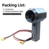 70mm Brushless Motor Jet Fan High Power Dust Blower Handheld Ducted Turbofan Keyboard Cleaning Tool with XT60 Battery Interface