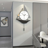 1pc Wall Clock, Sailboat Design Wall Clock, Modern Creative Wall Clock, Silent Clock, For Living Room Bedroom, Room Decor, Home Décor, Kitchen, Office Decor, Halloween Christmas Thanksgiving New Year Decor