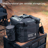 20 L Outdoor Camping Organizers with Handle Bag Large Capacity Gas Tank Tableware Box for Beach Picnic Road Trip Travel