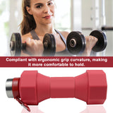 650ml Sports Silicone Multifunctional Foldable Dumbbells Outdoor Camping Cycle Water Bottle Home Fiess Equipment