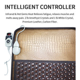 Natural Tourmae Mattress Far Electric Infrared Heating Pads Jade Germanium Stone Boby Massage Cushion for Back Pain Relief