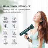 220V Hair Dryer Strong Power Barber Salon Styling Tools Hot&Cold Wind Brushless Motor Low Noise Household Hair Dryer