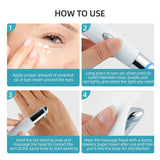 LED Photon Hot Compress Eye Massager Lip Lines Removal Anti Wrinkle Massager Skin Tighten Anti Aging Eye Beauty Devices New