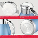 1PC 2.3L 304 Stainless Steel Thermal Pot Thermal Carafes Water Kettle European Style Home Insulation Kettle Vacuum Kettle