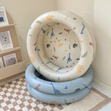 1 PCS 87Cm Baby Iatable Swimming Toys Outdoor Paddling Infant Pool Beige