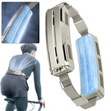 Portable 5000mAh Electric Fan with Adjustable Waist Belt - Ideal for Outdoor Hiking and Tent Use