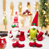 Doll Sled Elf Ski Gnome Christmas Decorations for Home Xmas 2025 New Year 56cm