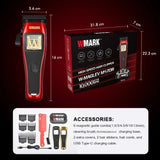 2024 New WMARK NG-X1 Men's Clipper 10000 RPM Magnetic Caliper 3-color Replaceable with Charging Base Hair Trimmer for Men