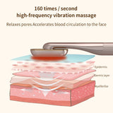 360° Rotating LED EMS Massagers Microcurrent Heating Vibration Facial Neck Eye Anti Aging Wrinkle Face Lifting Beauty Tool