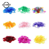 100Pcs/lot Plastic Poker Chips Bingo Board Games Markers Tokens Kids Counting Toy Family Club Party Supplies