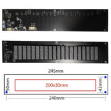 LED Music Spectrum Display Multimode Level Indicator Analyzer VU Meter DC 12V Car Rhythm Light with DSP