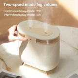 1pc 2L 3600mAh Large Capacity Ultrasonic Humidifier with Double Nozzle and Essential Oil Diffuser