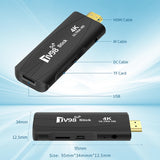 TV98 Mini Stick Android 12 Support 4K Video Wifi 6 3D 2.4G&5G Body Feeg Game Set Top 2GB 16GB TV Box