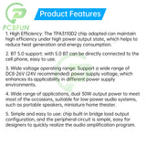 XH-A240 DC8-26V Universal HD Small Digital Amplifier TPA3110D2 Audio Amplification Board Module 30W+30W