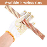 11.8 Inch Length Bare Metal Solid Copper Rod Lathe Bar Stock (5 Pcs, 5 Mm Dia)