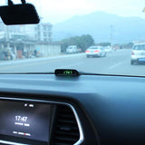 Portable Solar Car Digital LCD & Display Auto Dashboard Clocks Backlight Electronic Screen Temperature Clock