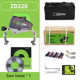 220V Electric Portable Iron Stainless Cutting hine Steel Tube 15-220MM Pipe Cutter Tool ZD220