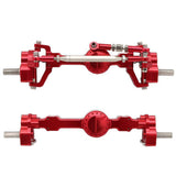 For MN D90 MN-90 MN98 MN99S MN45 1/12 RC Car CNC Anodized Full Metal Front And Rear Portal Axle Upgrade Parts