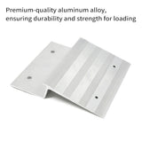 Aluminum Alloy Plate metal Ramp Kit For Trailers Pickup Truck Tailgate ATV Loading Ramps for Lawn Mower Car Truc