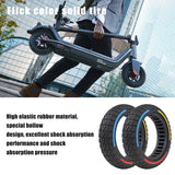 9.5x2.5-6.1 Electric Replacement for NIU Eectric Kick Scooter Flick Color Solid Shock-absorption Rubber Tire