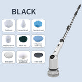 Electric 9 in 1 Multifunctional Household Wireless Rotatable Cleaning Brush For Bathroom Kitchen Windows Toilet