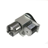 Center Height 65MM 4 Tailstock 4th A Rotary Axis 3/4-jaw 80mm 100mm Chuck CNC Inde Head NEMA 23 57 Stepper Motor