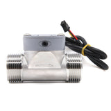 Stainless Steel 1-Inch Industrial Water w Hall Sewage Pipe Sensor Liquid Meter