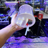 Fish tank automatic seawater and fresh grass tank, replacement bucket, aquarium water dispenser, free of power