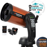 Celestron NexStar 8SE 203mm F/10 Schmidt-Cassegrain Computerised GoTo Astronomical Telescope Starbright XLT #11069