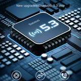 P18 Bluetooth-compatible 5.0 Multifunctional Car Kit FM Transmitter Audio Receiver MP3 Player 3.1A 2 USB Fast Charging