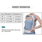 Adjustable Spinal Hyperextension Fixator A Scoliosis Hunchback Fixation Thoracolumbar Fracture Support White