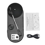 Radio 33/45 PRM LP Vinyl to MP3 Converter Turntable with 5V DC Adapter and Micro SD Card Slot