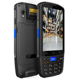 Keyboard Mobile Computer 4 Inch Android 9.0 IP67 Red Data Collector Handheld PDA 5000mAh OTG NFC PDAs With Barcode Scanner