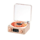 Mini Retro White Noise BT Portable Vintage Sleep Aid Music Speaker Subwoofer with RGB Light Lamp Support TF Card