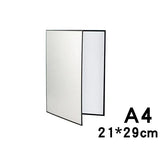 A3 Thickened Photography Cardboard Reflector Foldable Standing Shooting Still Life Supplement Light Black And White Edge Photo