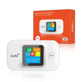 4G LTE Mobile WiFi Router with SIM Card Slot 150Mbps Mini Outdoor 3000mAh Pocket Wifi Hotspot for Home Office RV Camping