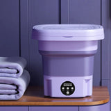 Portable Folding Bucket for Clothes, Socks & Underwear - Home & Travel Washing Machine