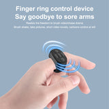Phone Selfie Controller Wireless Page Turning Cellphone Ring Rechargeable Short Video Smartphone Flipping Button
