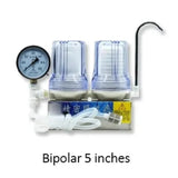 220V 60W 5-inch Double Filter Fruit Wine Filtering hine Household Small Brewing Equipment With Pressure Gauge
