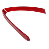 Front Grill Protective Trim V Shape Real Carbon Fiber Durable Bumper Grill Cover for Car Styling