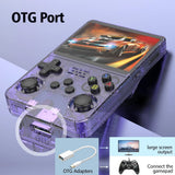 Open Source R36S Retro Handheld Game Console Linux System 3.5 Inch IPS Screen Portable Pocket Video Player R35S 64GB Games