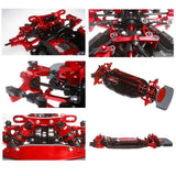 Metal Modification Accessory Kit Suspension Arms Steering Knuckle For Tamiya TT-02 TT02 1/10 RC Car Upgrade Parts