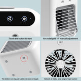 Portable USB Chargeable Humidifier Cooler Fan - 2 Gear, For Office, Dorm & Room