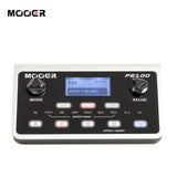 MOOER PE100 Guitar Effect Pedal Multi-Effects Processors Electric Guitar Pedal Metronome Desktop + US Adapter LCD Display